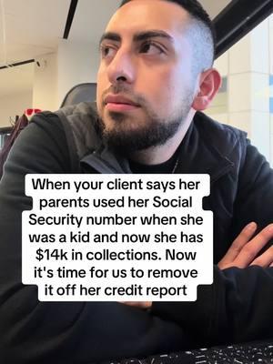 SMH! Idk how parents can do this. I know my client is not the only person going through this. Hit the link in my bio for help increasing your credit score 📈 #fixmycredit #creditrepair #finance101 #financialfreedom #theoffice #collections #firsttimehomebuyer #credittok #smh #creditrepairservices #credito #credittok #fypシ #repo 