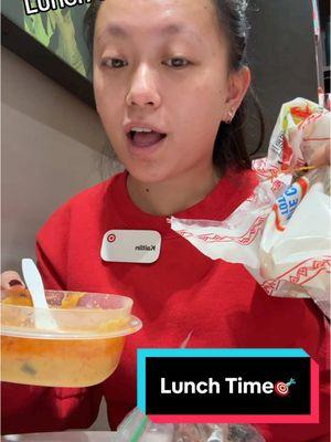 Lunch time at work!🎯 #breaktime #targetemployee #breaktimeatwork #lunchtime 