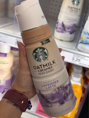 Oh hello little lady 🫠🙃 found this baddie at Target but they did not have the brown sugar shaken one which was a little upsetting, but I can’t wait to test this out! If you find the brown sugar one in Miami tell me where please!  #oatmilk #oatmilkcreamer #lavender #lavenderlatte #starbucks #starbuckscreamer #starbucksdrinks #creamer #starbuckslavender  @target @Starbucks 