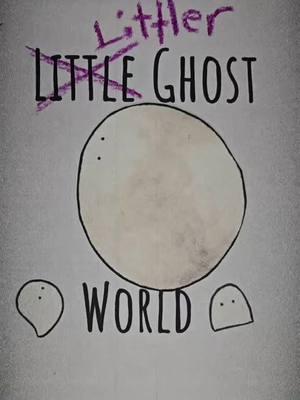 Getting lost in a little world. #stopmotionanimation #drawing #littleghostworld #stopmotionpaper #ghost #illustration 