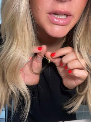 Super cute bubble letter necklace! Comes with both necklaces and are perfect for layering! Showered in them for a week and they’ve been fine! #ad #sponsored #bubblenecklace #initialbubblenecklace #initialnecklace #jewelrytiktok #bubbleinitialnecklace #bubblenecklace #bubbleinitialnitial #goldnecklace #rednails #dndlava #hair #blonde #MomsofTikTok #initialbubbleletternecklace 