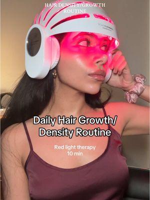 Growth, density, and grays! The daily routine: -High frequency wand  -@currentbody helmet  -@Living Proof, Inc. density serum  -@Vichy Laboratoires Hair mass recreating concentrate  -Bamboo hair brush  -@Olaplex bonding oil- only on ends  -@nutrafol for women  -vitamin d- deficiency can cause shedding!  -pumpkin seed oil - has been showed to block DHT  - Hydrolyzed collagen- strengthen the hair follicle  #hairgrowth #hairshedding #hairloss #highfrequency 