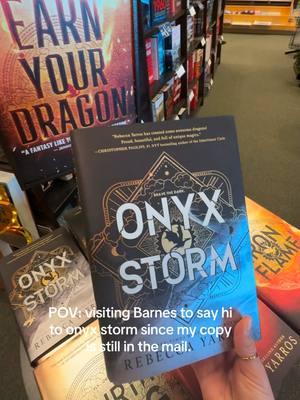 Also I was hoping for some fourth wing party favors but no luck. Also my book isn’t coming til Friday . Barnes really is the worst at delivering . #onyxstorm #deluxeedition #fourthwing #bookworm #barnesandnoble #books #BookTok