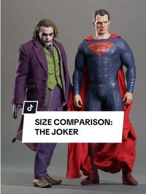 Size Comparison: Hot Toys DC Batman The Dark Knight Trilogy- The Joker  . #hottoys #hottoys🔥 #hottoyscollections #hottoyscollectilbes #hottoyscommunity #spiderman #dc #dccomics #batman #thedarkknight #joker #heathledger #superman #batmanarkhamknight #marvellegends #thebatman #batfleck #compare #comparison 