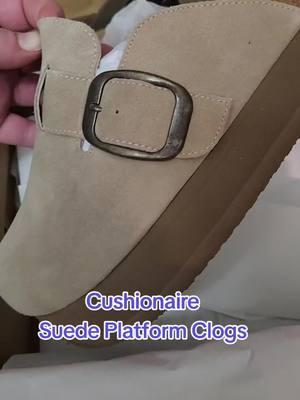 Cushionaire Platform Clogs, regular clogs, or sandals. In Suede or smooth! Amazing price and quality!! @Cushionaire #cushionaire #platformclogs #clogs #platforms #clogs #slides #slippers #tiktokshopjumpstart #tiktokshopcreatorpicks #fyf 