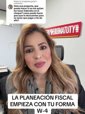 Replying to @magdavegaitp QUE HACER si NO TE quitan TAXES FEDERALES⁉️ #impuestos #taxes #negocios #llc #w2 #mjbetterbooks #negocioshispanos #taxesirs #irs #ahorradinero #impuestosusa #ytutambienpuedes #cafetaxo #cafétaxo