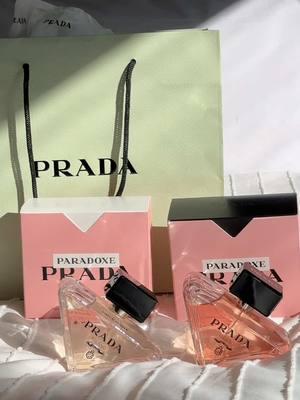 Unbox my @pradabeauty @Prada Paradox fragrances with me💫 #prada #pradaparadoxe smells amazinggg 