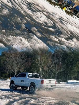 Caine enjoying some snow ❄️❄️😈 #ram3500dually #ramlimited #duallytrucks #americanforcewheels #dieseltrucks #snow #fyp #trendingvideo #cummins67 #truck #ramnation 