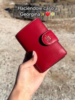 La etapa de comprarse una cartera roja recomiendo no saltársela❤️✨ #georginarodriguez #carteraroja #gio #abundacia #monederorojo #coach #girlythings #girls #coachwallet 