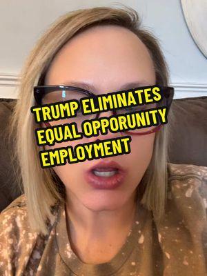 President Trump officially revoked the 1965 law giving equal opportunity at the workplace for all. What do you think?#trump #president #breaking #civilrights 