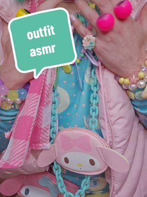 Replying to @nineyehekillerputaxie Pastel Decora outfit asmr ✨️ #asmr #decora #fairykei #jfashion #harajukufashion #kawaiifashion 