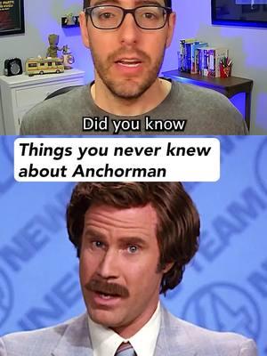 Things you never knew about Anchorman Sources: Den of Geek, The Ringer, The Director’s Cut, Vulture, Gawker, Movie Locations, Anchorman DVD, USA Today, KGTV, NY Times, Box Office Mojo, Digital Spy, Find the Film, ComingSoon, RottenTomatoes, CBS News, Gamespot, People, Cracked, IMDB #Anchorman #WillFerrell #adammckay #2000s #movies #movietok #filmtok