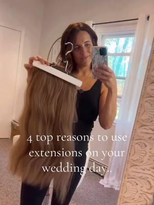 Extensions are real life magic. #hairtok #bridaltok #bridalhair #bellamihair #hairextensions #weddingtok #bridalstylist #weddingtiktok #bridaltiktok #bridesoftiktok #haireducation 