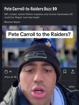 Is Pete Carroll the next Raiders HC #nfl #nflfootball #petecarroll #raiders #seahawks #lasvegasraiders #NFLPlayoffs #nfloffseason #headcoach #coach #newhire 