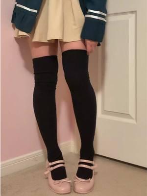 my favorite pair of socks so far!! thank you to chiaki and yuno for helping me w this vid hehe #moonwood #thighhighsocks #thighhighs #kneehighsocks #chiakinanamicosplay #yunogasaicosplay #fyp #foryou #socks 