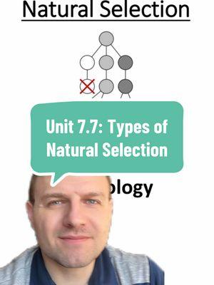 Unit 7.7: Types of Natural Selection #biology #apbiology #science #teaching #apbio #unit7 #naturalselection #disruptiveselection #directionalselection #stabilizingselection  #greenscreen 