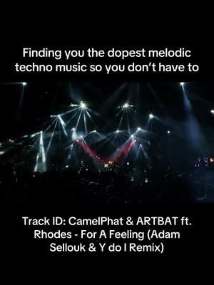 Finding you the dopest melodic techno music so you don’t have to | @Vintage Culture dropped this mega weapon at Green Valley Brazil 🇧🇷🔥 Track ID: CamelPhat & ARTBAT ft. Rhodes - For A Feeling (Adam Sellouk & Y do I Remix) #vintageculture #melodictechno #camelphat #artbat #adamsellouk #greenvalleybr 