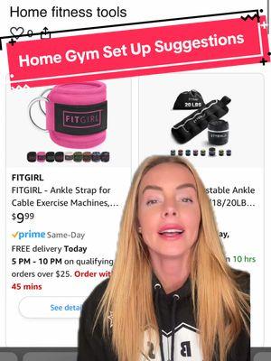 You can find everything suggested in my Amazon shop link in bio! #HomeGym #homegymideas #Homegymequipment #basicessentials  💪🏻🩷#LizzieIFBBPro ❤️@BSN Supplements #BSNsponsoredAthlete 