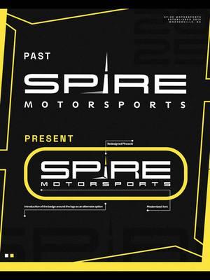 Adding a color that symbolizes our drive to reach the top and embrace the future. #nascar #spiremotorsports #rebrand #viral 