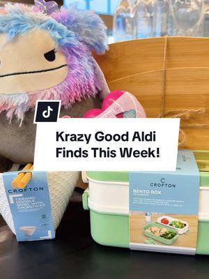 🤩 The Aldi finds launching this week are not to be missed! From Valentine's gifts to kitchen essentials and even fun items for kids, there's something for everyone! 🤌🏼 Here's what we're grabbing: 🔥 Disney Heart Capsule — $2.99 🔥 Crofton Ceramic Noodle Bowl — $4.99 🔥 Play-Doh Valentine's Day 15-Pack — $4.99 🔥 Crofton 2-Pack Bamboo Cutting Boards — $6.99 🔥 Crofton Two-Tier Bento Box — $6.99 🔥 Squishmallows 8-Inch Valentine's Day Plush — $7.99 🔥 Kirkton House Kids' Bath Rug — $7.99 🔥 Crofton 14-Inch Stir Fry Wok — $12.99 🔥 Crofton Teppanyaki or Reversible Griddle-Grill — $16.99 🔥 Sohl Furniture Children's Step Stool — $19.99 🕰️These are all limited-time products as of Jan. 22, so don't wait. The Aldi finds don't tend to last long, especially with these deals! #aldifinds #aldiaisleofshame #alditiktok #aldihaul #aldiusa #aldishopping #homeorganization #storage #aldifindsoftheweek #aldilove #aldihome #aldihomefinds #aldifindsthisweek #dupes #lookalike #couponcommunity #fitness #newyearsresolution #homefitness #fitnessinspiration #moneysavingtips #smartshopper #deals #dealhunter #krazycouponlady