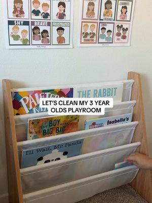 my 3 year old will help me clean up the playroom and out things back, but sometimes we both forget and I have to do it lol 🤍 #cleaningplayroom #toddlermom #cleanwithme #cleaningmotivation #20weekspregnant #secondtimemom #cleantheplayroomwithme #playroominspo #CleanTok #pregnancyjourney 