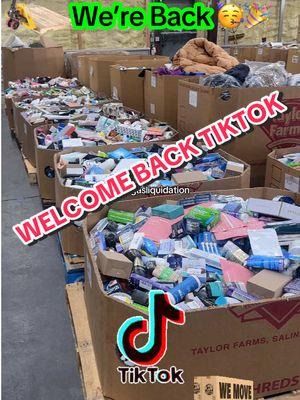 We are back‼️ If you need any wholesale merchandise let us know📲 Great inventory for everyone 🤯 #vegasliquidation #liquidationpallets #resellersoftiktok #wholesalesuppliers #resellercommunity 