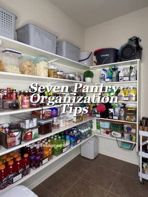 ✨Find these items in my Amazon Shop, linked in my bio (see Amazon list: “Fridge & Pantry") ❤️ Does your pantry need a major glow-up? 🫣✨ Let’s turn chaos into calm with these 7 life-changing pantry organization tips! 🛒💡 ➡️ 1. Ditch the Cardboard: Store pantry staples (like cereal and rice) in airtight containers to keep food fresh and avoid pests like weevils! ➡️ 2. Categorize Your Space: Group similar items together—breakfast basket, baking shelf, and kid-friendly snack zones within reach. ➡️ 3. Add Shelf Risers: Use tiered shelf risers to see everything—even those cans hiding in the back! 👀 ➡️ 4. Spin to Win: A Lazy Susan is your BFF for sauces, spices, or deep shelves. 🌀 ➡️ 5. Use First, Waste Less: Create a labeled ‘Use First’ bin for foods that need to be eaten soon—no more forgotten leftovers! 🍴 ➡️ 6. Think Vertical: Add magnetic or stick-on shelves to pantry doors for spices, oils, or jars—maximize that space! ➡️ 7. Rotate Stock: Always place newer items behind older ones—save money and eat what you already have! 🥫 ✅ Ready to make your pantry look this good? Grab the links to my favorite organizers below and start today! 🏡✨ 👉 What’s your biggest pantry challenge? Comment below—I’d love to help! #kitchenorganization #pantrytips #organizedpantry #clutterfreeliving #smallspacesolutions #pantrygoals #homehacks #homeorganization #pantryinspo #pantryorganization #organizedhome #minimalistliving #declutteryourlife #storageideas