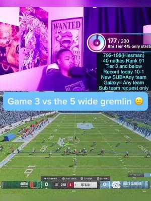 Me and the 5 wide gremlin meet again 😵‍💫who’s gonna prevail this time?  #TikTokLIVE #LIVEhighlights #LIVE #cfb #collegefootball25 #underdogncaaslideshow #tiktokhighlights #streaming #ncaa25 #cfb25 #football #underdogncaa #NCAAHighlights #assassinkc28 #creatorsearchinsights 