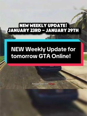 NEW Weekly Update for tomorrow GTA Online! CreditInfo:CentralGamingHub #GTAOnline #gta5 #rockstargames #gaming #gtaweeklyupdate 