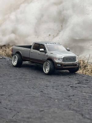 First time out in the snow #foryoupage #fypシ゚viral #164scalediecast #modeltrucks #diecastpickup #ramtruck #minnesota #snowtruck #MNtrucks 