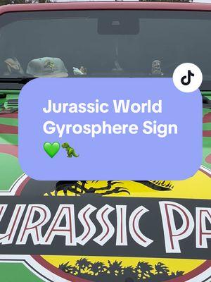 Who else loves the Gyrosphere from @Jurassic World? #jurassicpark #jurassicworld #gyrosphere #gyrospheresign #3dprint #3dprinting #jurassicworld3dprint #jurassicworldsign #jurassicparkdecor #jurassicworlddecor #jurassicworldvehicles #jurassicparkjeep #jurassicjeep #jurassicparktribute #jurassicparktributejeep #jurassicparkhome #jurassicjeeplife #jurassicparklife