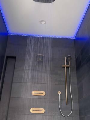 More like a Nigh Club then a Shower.      #modernshower #modernbathroom #showerdesign #DIY #diybathroom #homeimprovement #shower #showerproducts #showerhead #kohler #studio41 #bathroommakeover #komarproject @Studio41 Home Design Showroom @Kohler 