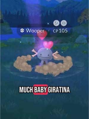 BABY Giratina brings me a shiny #pokemongo #pokemongoshiny #pokemongofunny #pokemongospotlighthour 