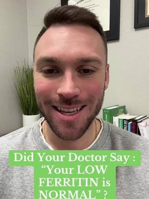 Have you had your ferritin marker checked and it came back low but your doctor didnt seem to care? #ferritin #lowferritin #lowferritinlevels #fatigue #ferritindeficiency #ferritinhairloss #ferritinsymptoms #coldhands #alternativehealth #functionalmedicine #holistichealth #fyp 