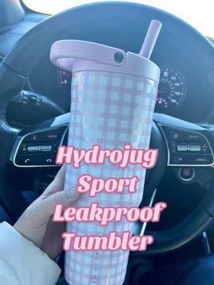 When Hydrojug comes out with the cutest prints, you HAVE to get it!! #hydrojug #tumbler #leakproof #mammotech #healthcareworker #healthcare 