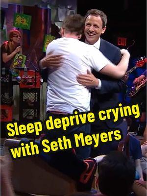 Introspective psychological self fladulation at its finest featuring the brilliant @Late Night with Seth Meyers  #sleepdeprived #sleepdeprivation #tvshow #funnyvideo #tcgs 