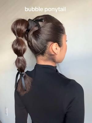 What goes on behind my head is none of my business, just hope for the best. 🩰 Elastics are from @Walgreens (my favorite kind, they’re tough, comes in a pack of 300)  #bubbleponytail #ponytailtutorial #hairideas #hairinspo #pony 