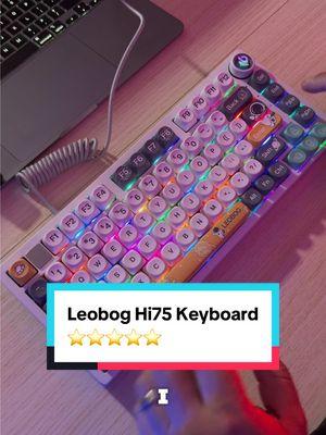 The Leobog Hi75 Keyboard is the creamiest keyboard I have tested. The sound is absolutely mesmerizing. Everything about this keyboard is high-quality. Two thumbs up! ##techreview #techreviewer #gadgetreview #leobog #leoboghi75 #leobogkeyboard #GamingOnTikTok #gaming #gamingkeyboard #mechanicalkeyboard #asmr #GamingSetup 