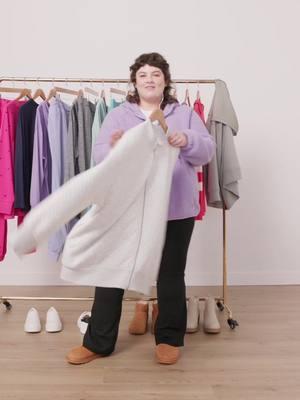 Isn’t cozying up and dancing in the mirror *everyone’s* post New Year vibe? #lanebryant #outfitideas #plussizefashion #plussize #athleisure 