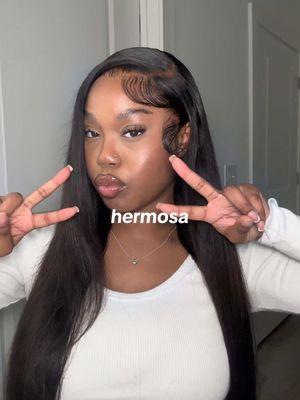 @Hermosa Hair 🥰  #hermosahair #hermosahairamazon #straighthair #humanhairwig #wiginstall #wigtok #silkyhair #fyp #13x4lacefrontwig #wigseller #wiginfluencers 