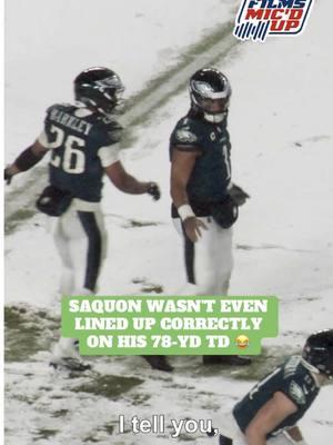 he's something else #saquonbarkley #philadelphia #eagles #micdup #NFLPlayoffs #nfl 