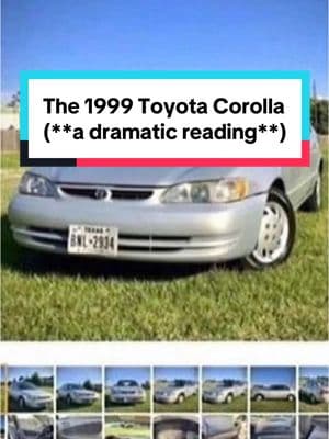 It is said that only 3 things will survive the apocalypse: roaches, twinkies, and this f-king car… #fyp #car #toyota #corolla #sketch #reading #driving #palatecleanser #fun