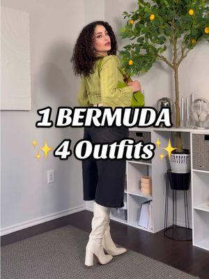 1 BERMUDA 4 Outfits 🫶✨ (perfectos para primavera) 🌸💐🌺 ¿ Cuál es tu fv? • • • #outfitinspo #outfitideas #outfitoftheday #bermuda #ideasdeoutfits #primaveraoutfits #fashionbloggler #fashionstyle 