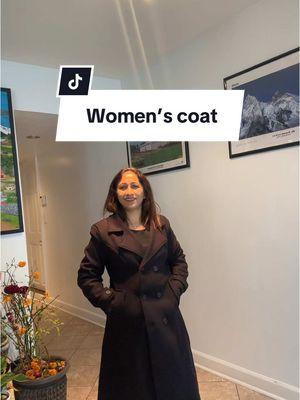 Women’s coat #womencoats #blackcoat #fyp #coatforwomen #comfycoat #TikTokShop 