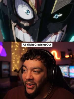 Armored All Might crashing out vs All For One AFO  #fy #anime #animereact #fyp #jehbreacts #myheroacademia #mha #myheroacademiaseason7 #mhaseason7 #reaction