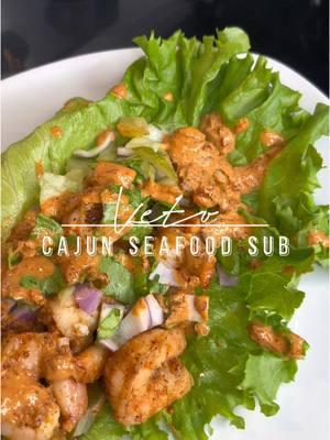 Keto Cajun Seafoos Sub 🔥 #ketojaynic #keto #ketorecipes #ketodiet #ketoforbeginners #fyp #foryoupage #recipesoftiktok #foodnetwork #foodnetworkkitchen #ketobread 