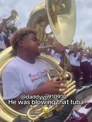 He was blowing that tuba 😂 #tuba #muffin #top #hbcu #band #jfy #jfypage #daddyyo910 #daddyyo910910 ##daddyyo910tiktok #daddyyo910910tiktok #explore #explorepage #reels #reelsinstagram #reels__tiktok #fypppppppppppppp #f #fy #trend #tiktokviral #fypage #tiktokrefugee #refug #refugee #tiktokban #tiktoker #rednote #blackrednote #meme #moots 