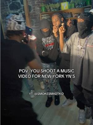 MAKING A MUSIC VIDEO WITH YN’S 🥷 #fypシ゚viral #smokesmadtko #yn 