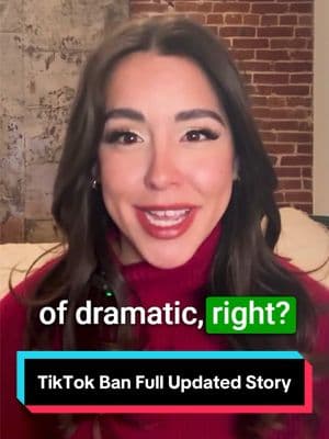 Now you’re all caught up on the TikTok Ban! What are your thoughts?  #tiktok #ban #tiktokban #tiktokupdate #tiktokrefugee #update #government #donaldtrump #trump #fullstory 