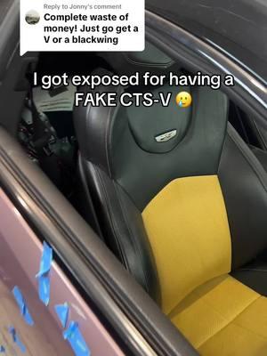 Replying to @Jonny I got EXPOSED #caddidaddy #cartok #carsoftiktok #ctsv #cars #ctsvsedan #ctsvnation #ctsvcoupe #ctsv2 